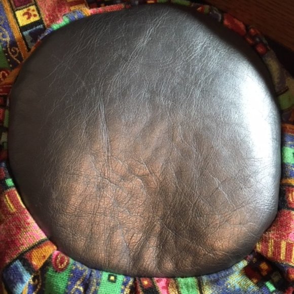 Drawstring Bucket Boho Mini Handbag Purse Silver Gray Multi Colors Striped - Picture 14 of 15